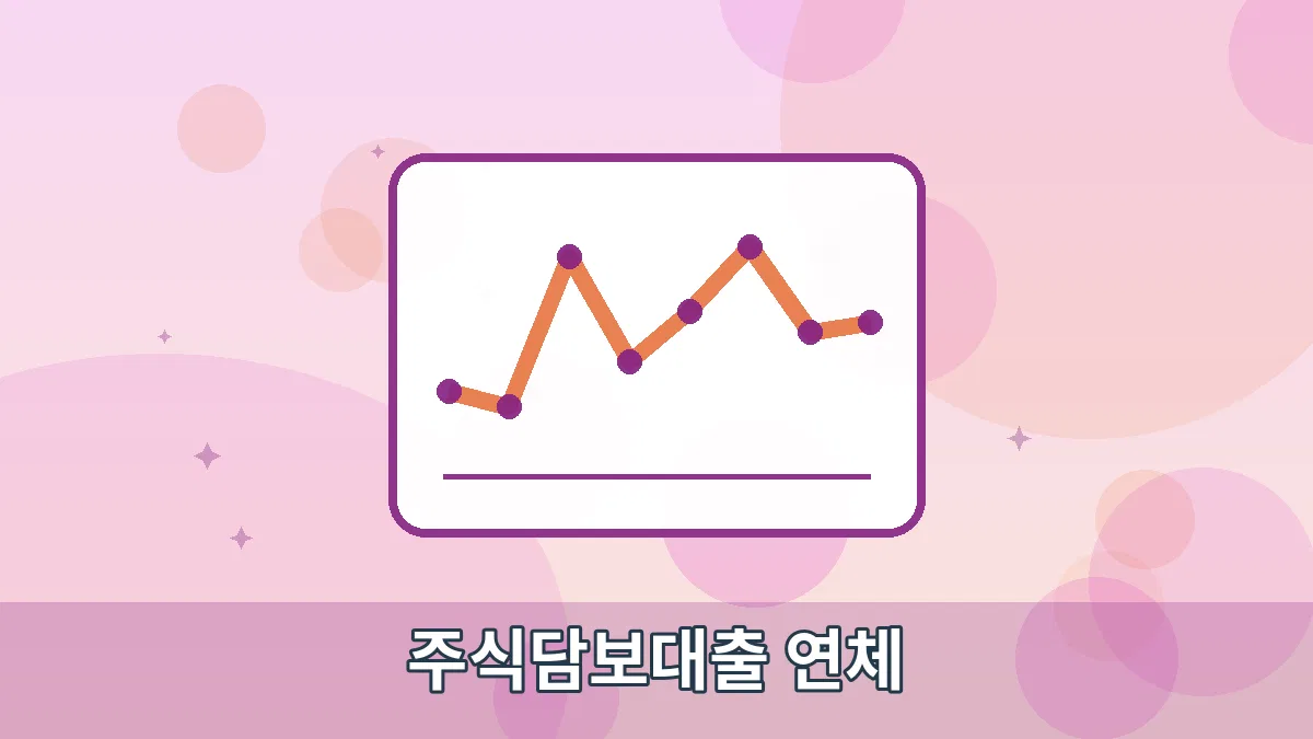 주식담보대출 연체 안내 이미지 1