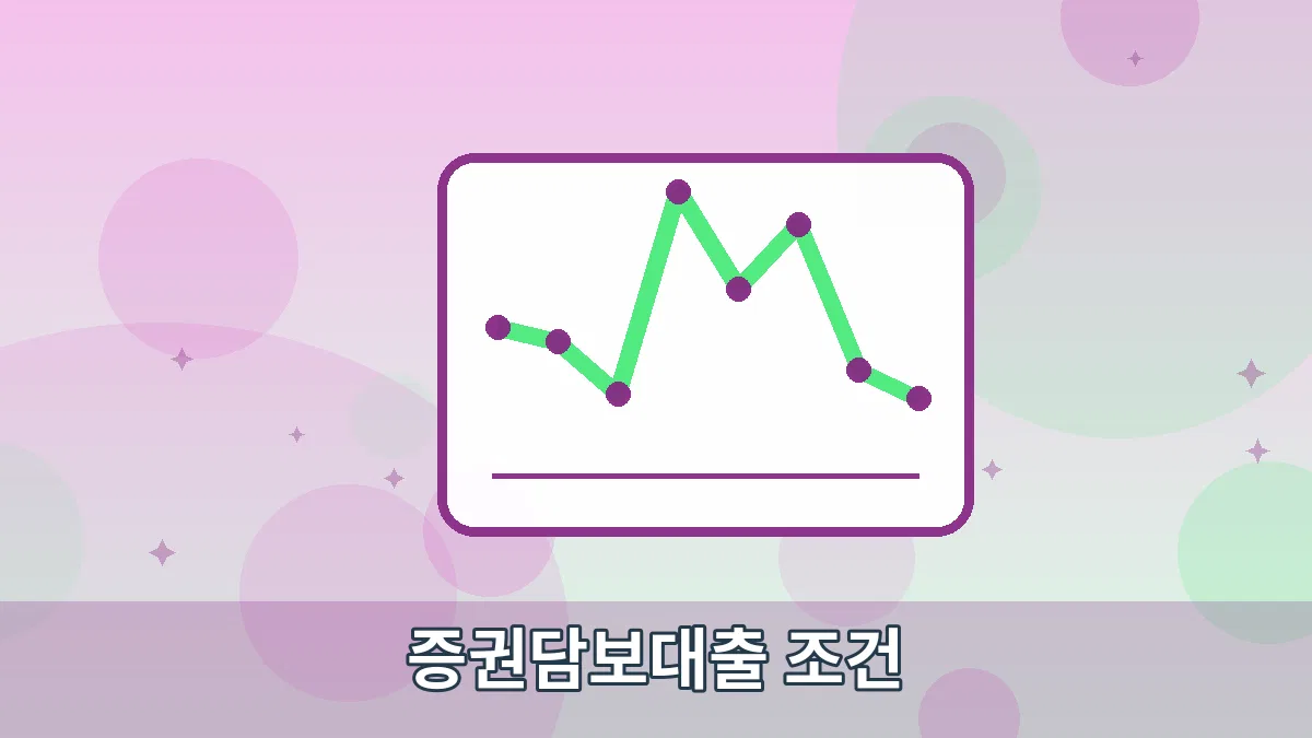 증권담보대출 조건 안내 이미지 5