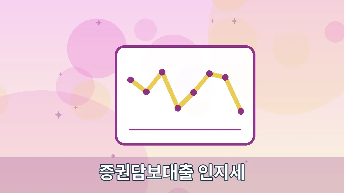 증권담보대출 인지세 안내 이미지 2