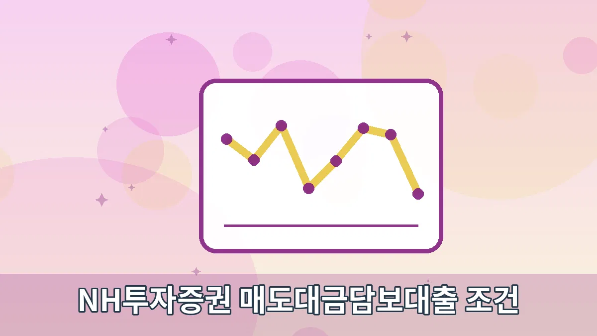 NH투자증권 매도대금담보대출 조건 안내 이미지 2