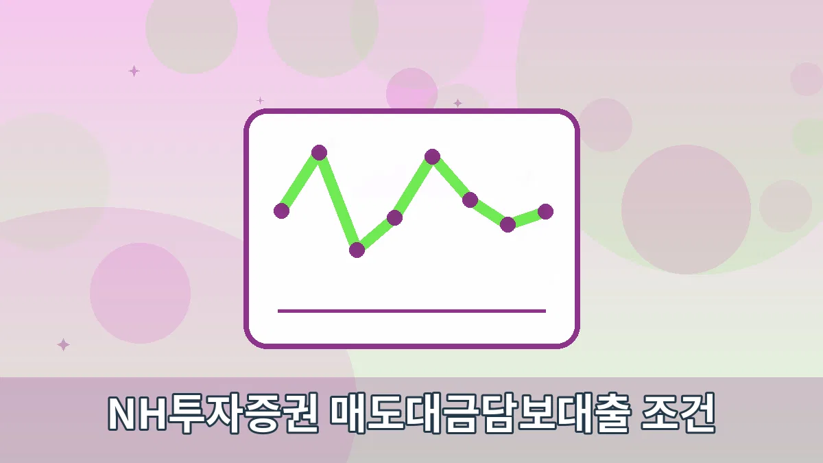 NH투자증권 매도대금담보대출 조건 안내 이미지 4