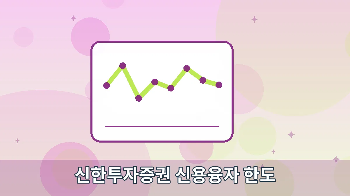 신한투자증권 신용융자 한도 안내 이미지 3