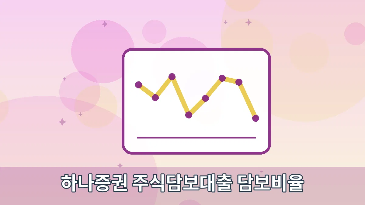 하나증권 주식담보대출 담보비율 안내 이미지 2