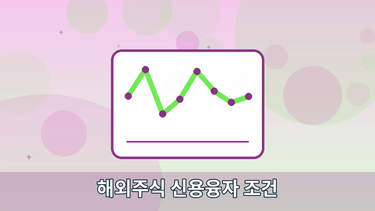 해외주식 신용융자 조건 안내 이미지 4