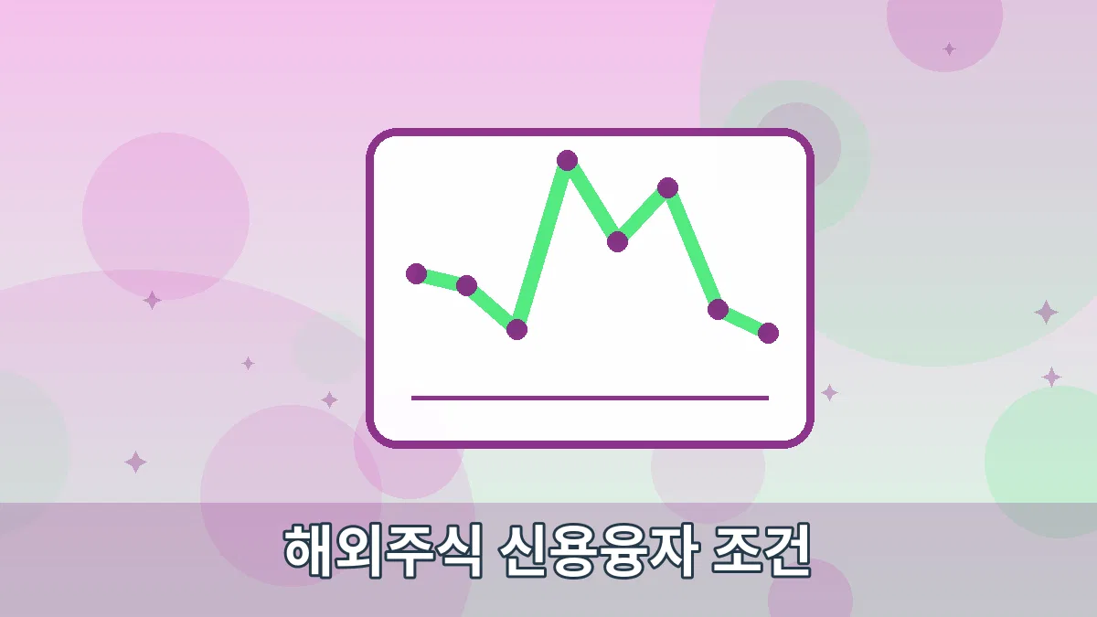해외주식 신용융자 조건 안내 이미지 5