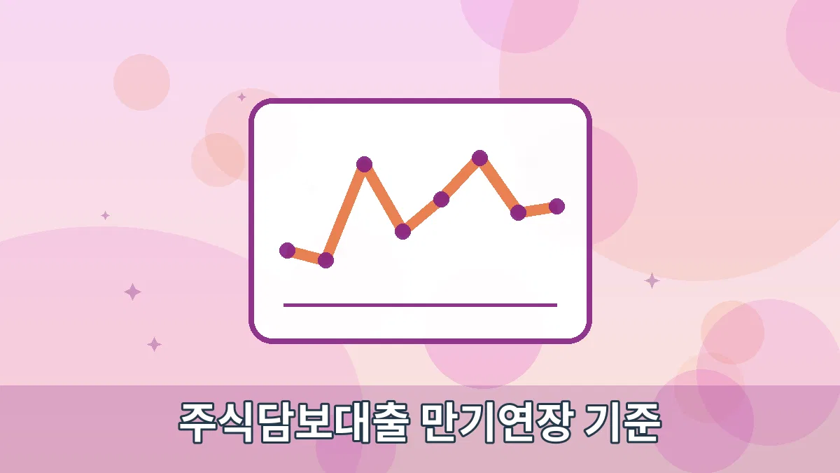 주식담보대출 만기연장 기준 안내 이미지 1