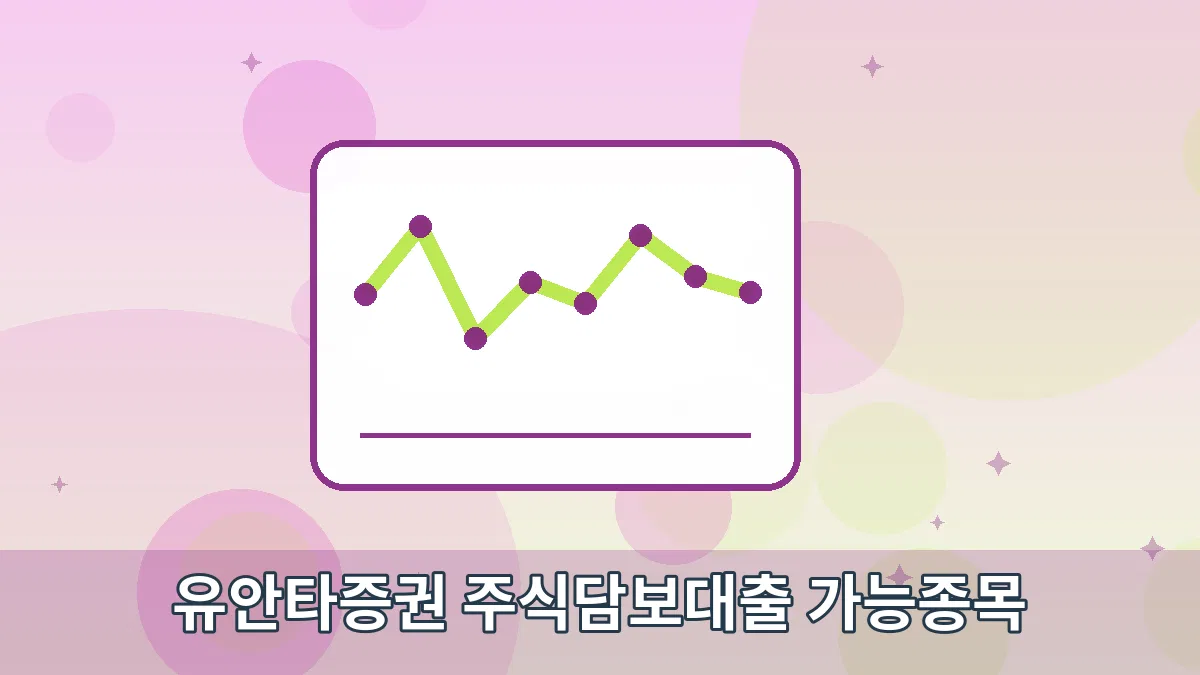 유안타증권 주식담보대출 가능종목 안내 이미지 3