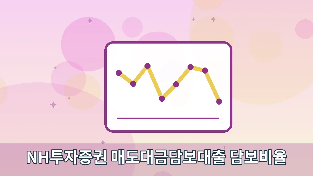 NH투자증권 매도대금담보대출 담보비율 안내 이미지 2