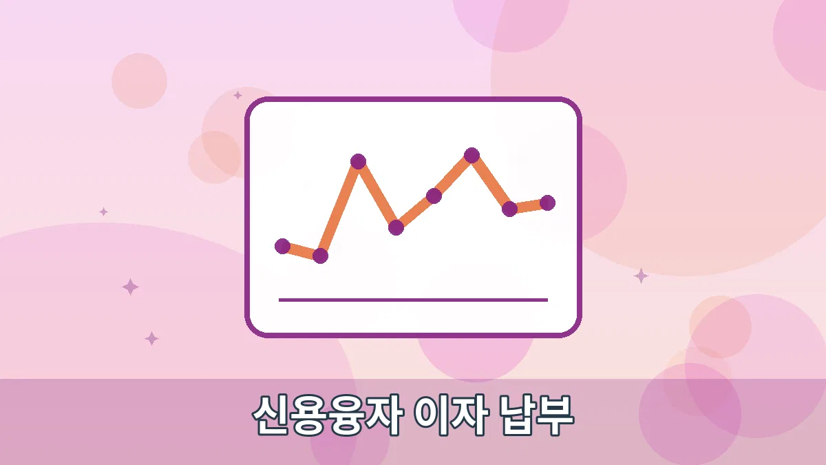 신용융자 이자 납부 안내 이미지 1