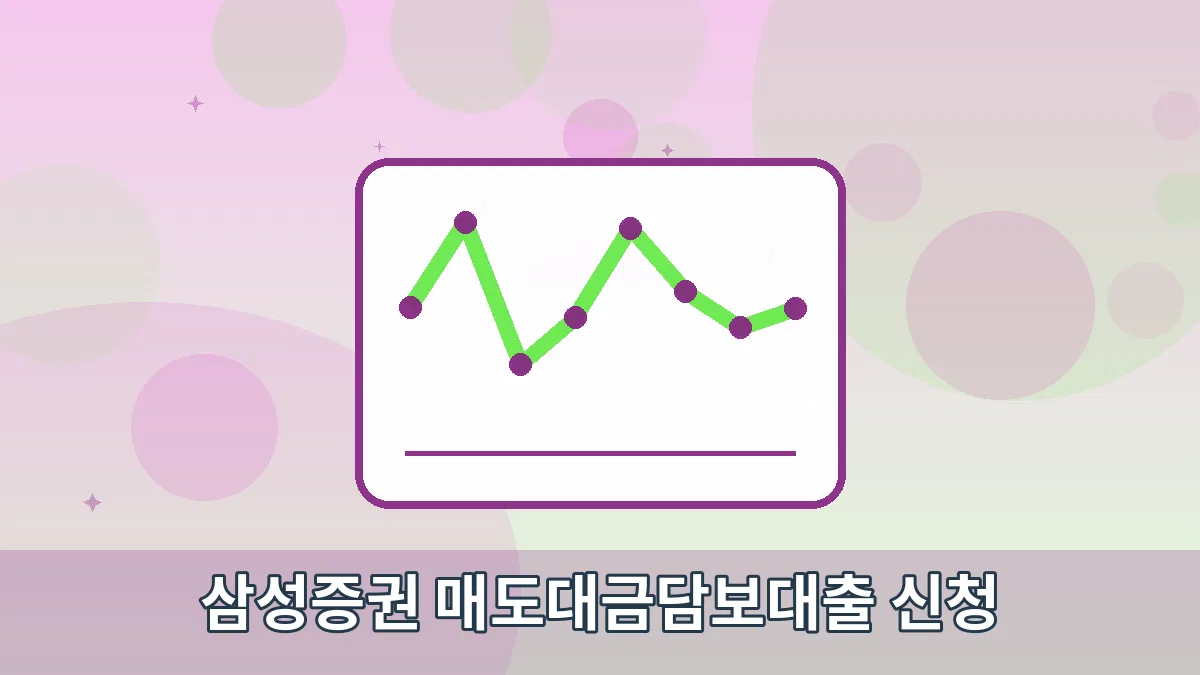 삼성증권 매도대금담보대출 신청 안내 이미지 4
