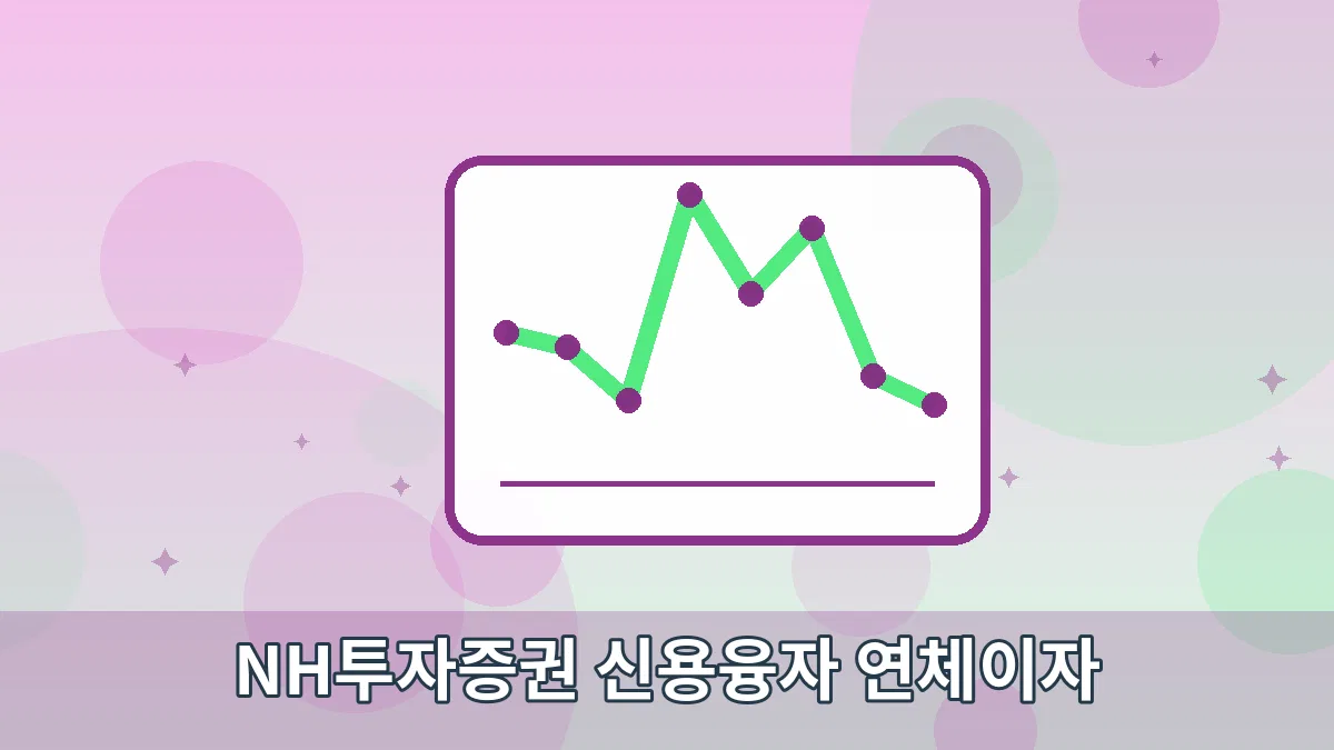 NH투자증권 신용융자 연체이자 안내 이미지 5